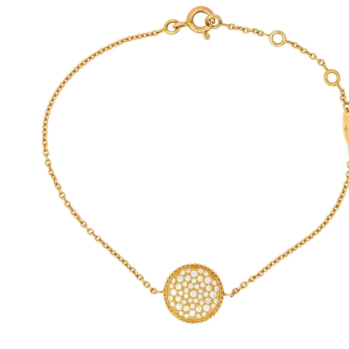 Bracelet DIOR "Rose des vents" en or rose et diamants - Image 4