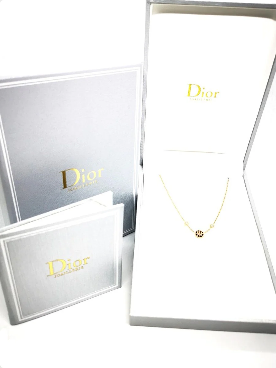 Dior Collier Pendentif Rose des vents Or rose Diamant - Image 3