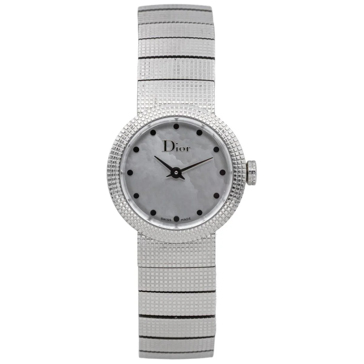 Montre DIOR "La D Baby" en acier et nacre