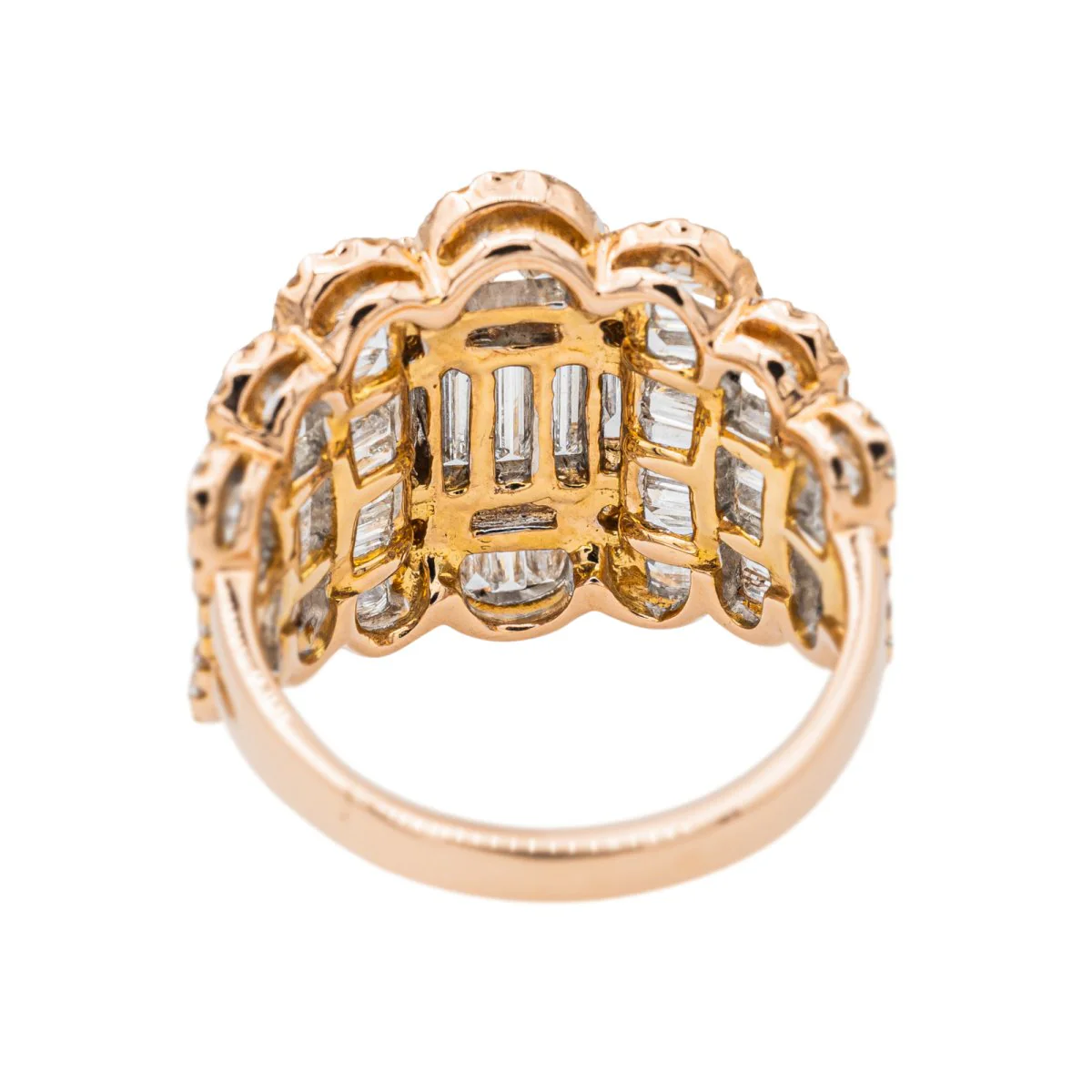 Djula Bague Cocktail Or rose Diamant - Image 6