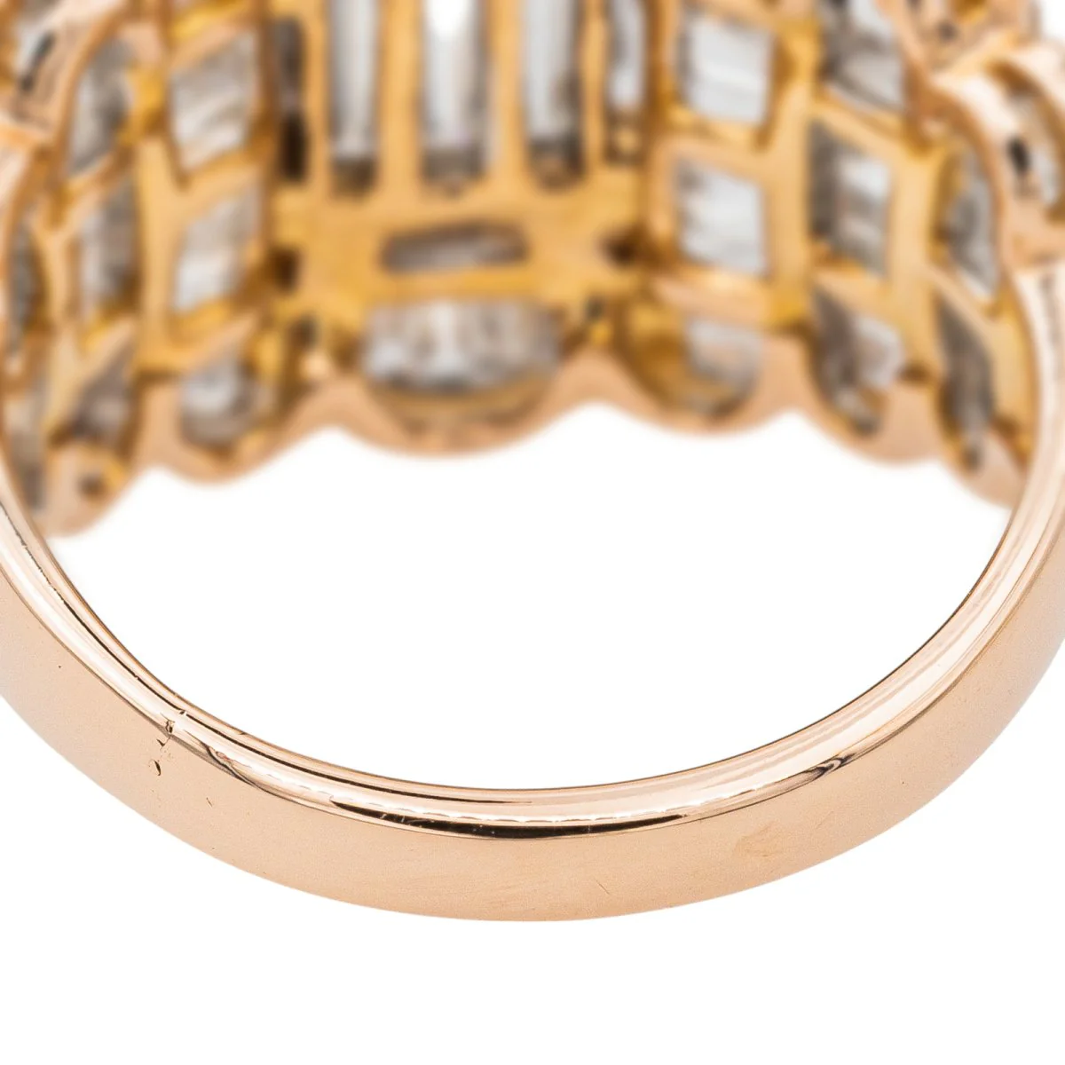 Djula Bague Cocktail Or rose Diamant - Image 8
