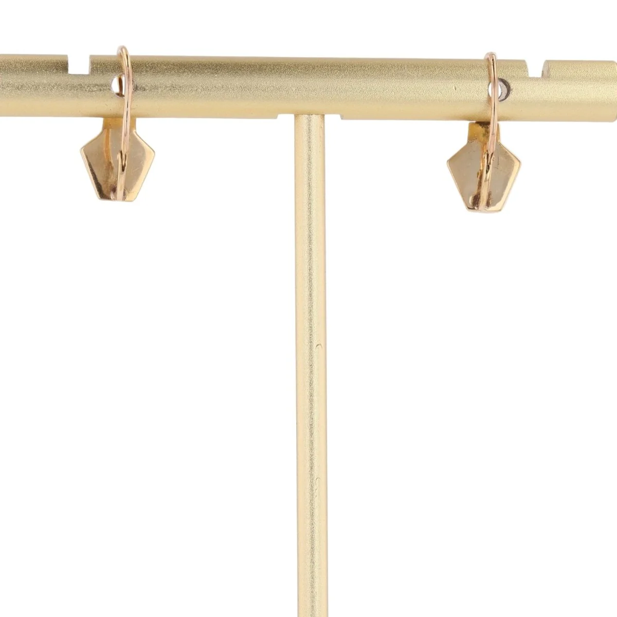 Boucles d'oreilles Dormeuses en or jaune et or blanc - Image 4