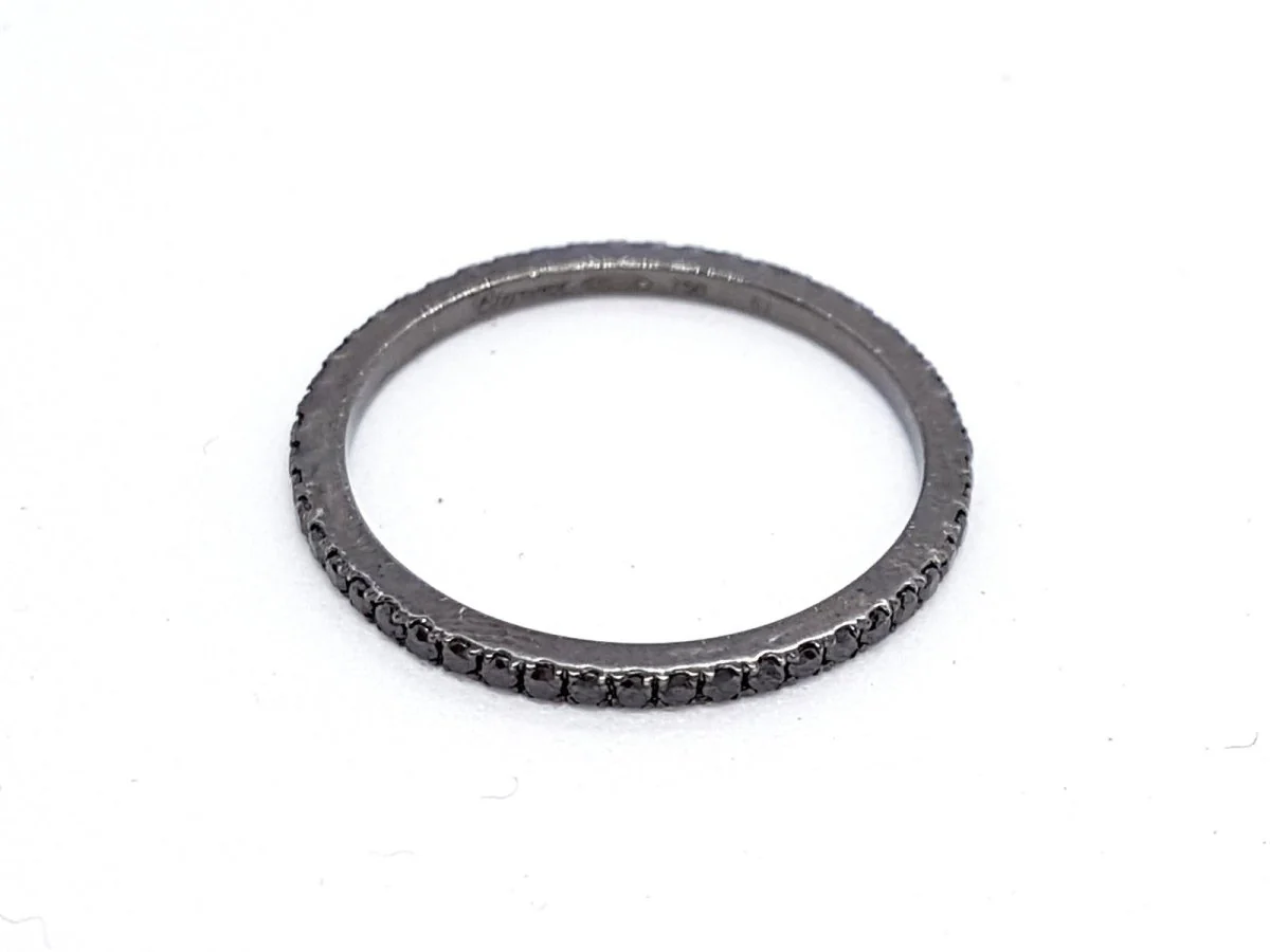 Bague Pure ETERNAME en Or noir et Diamant - Image 2