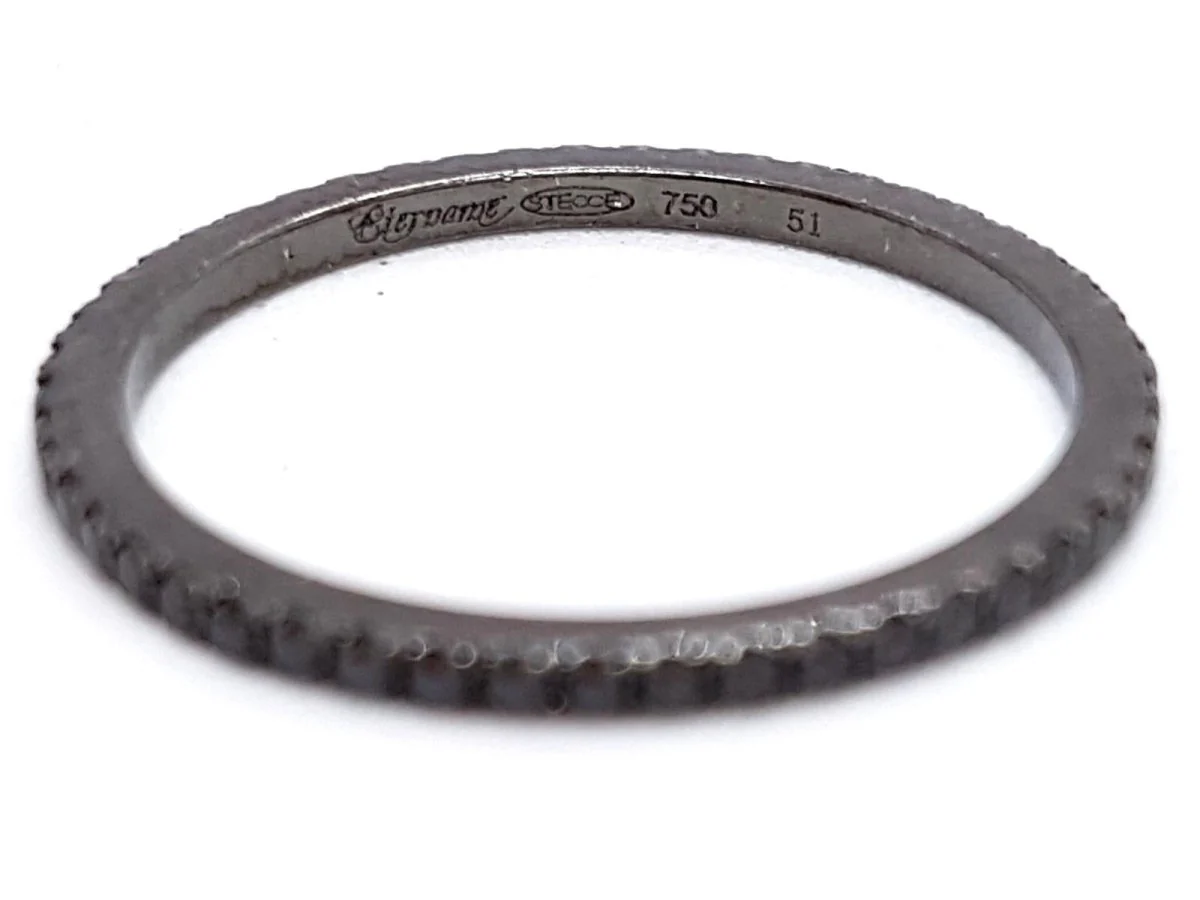 Bague Pure ETERNAME en Or noir et Diamant - Image 3