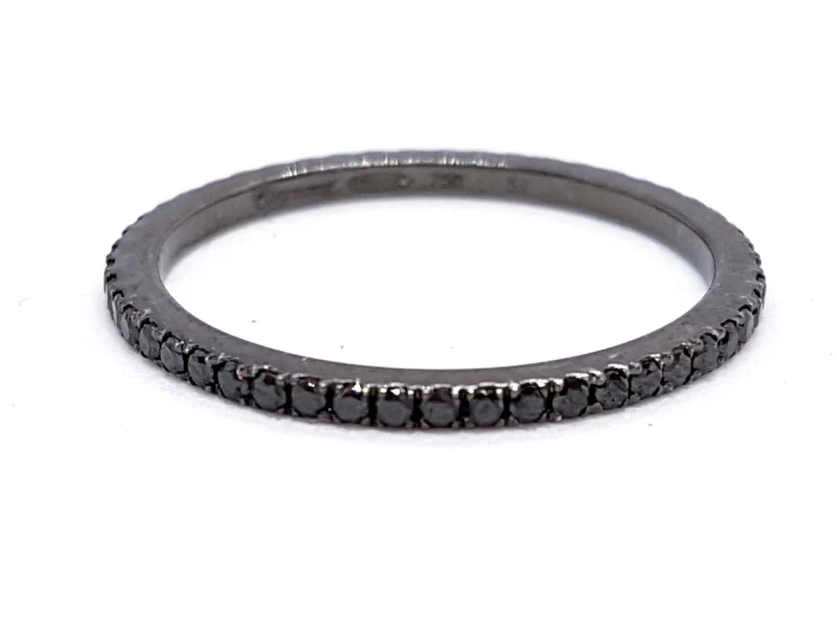 Bague Pure ETERNAME en Or noir et Diamant - Image 4