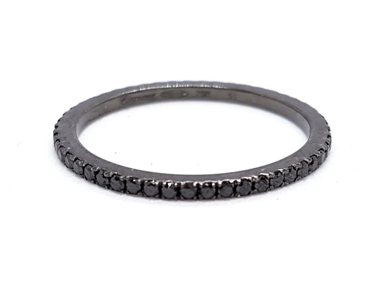 Bague Pure ETERNAME en Or noir et Diamant - Image 5