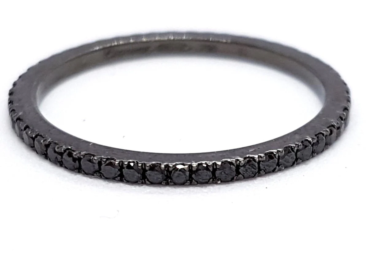 Bague Pure ETERNAME en Or noir et Diamant - Image 6