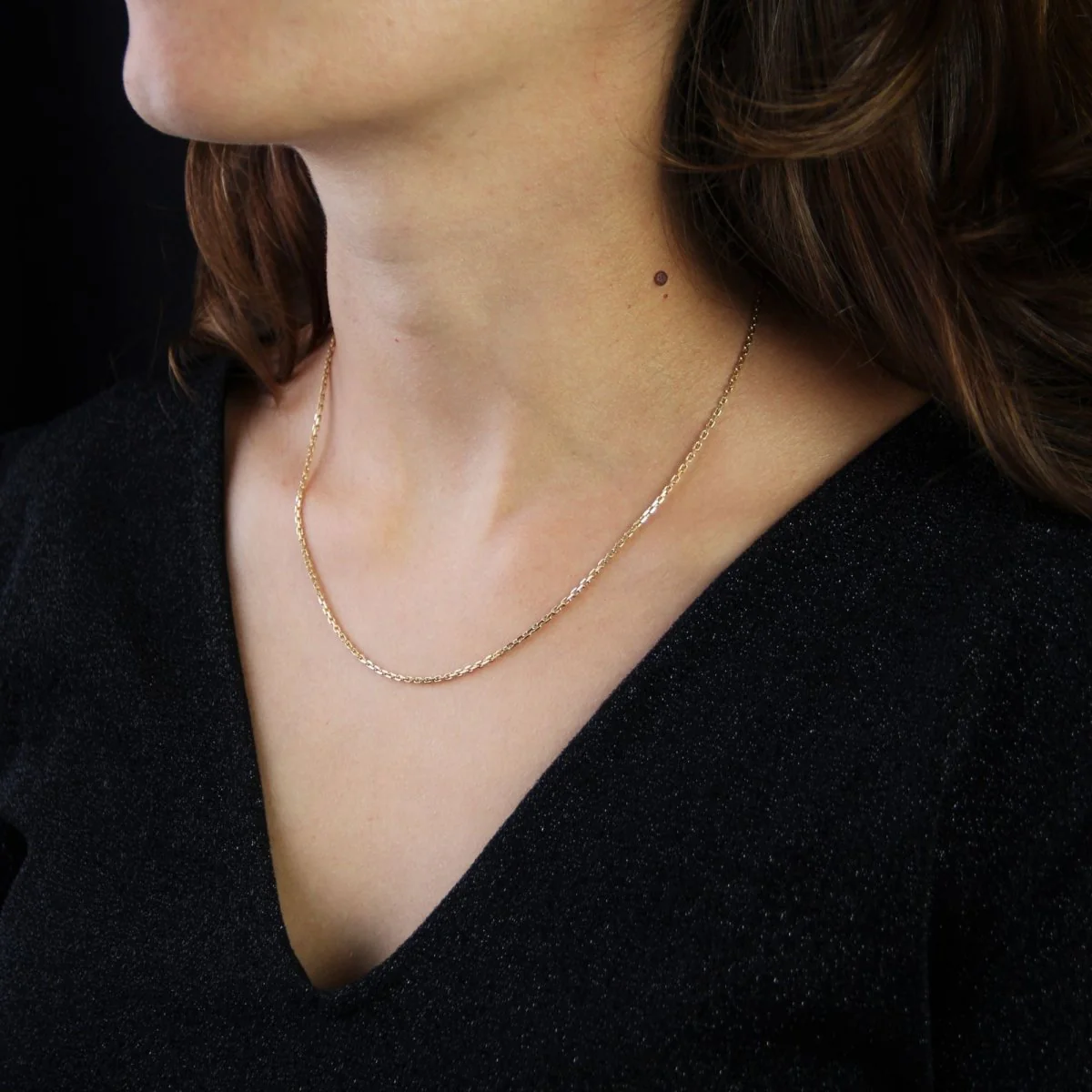 Collier Maille en or jaune - Image 2