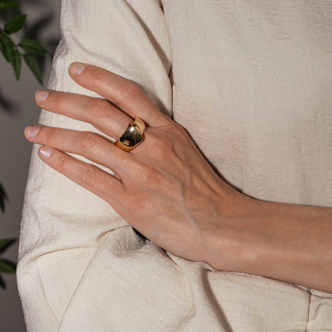 Bague FRED en or jaune - Image 2