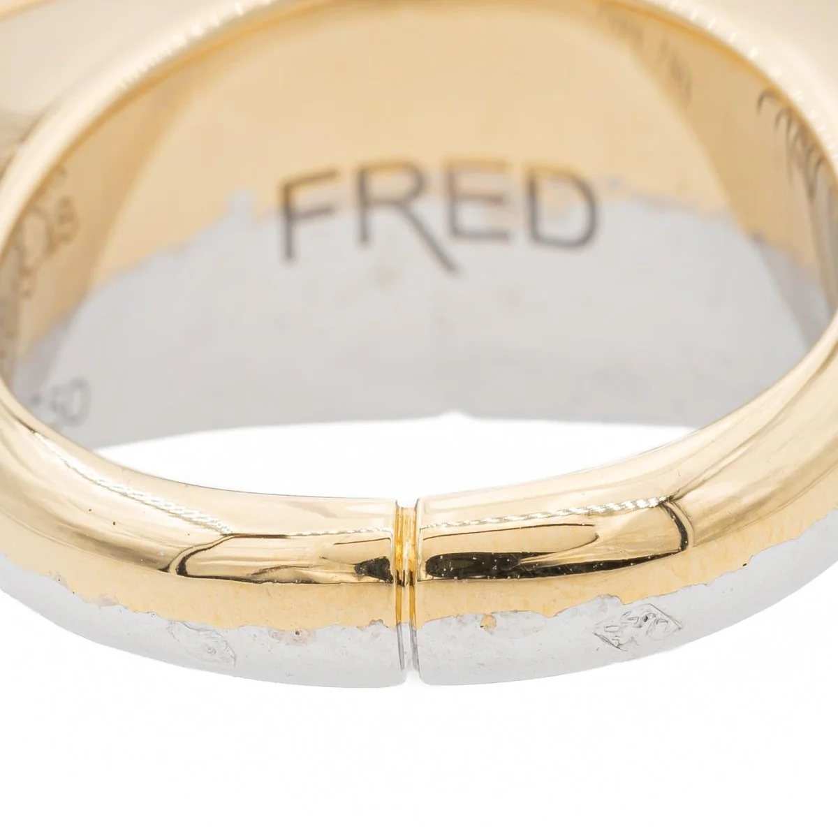 Fred Bague Bicolore  Or jaune - Image 5