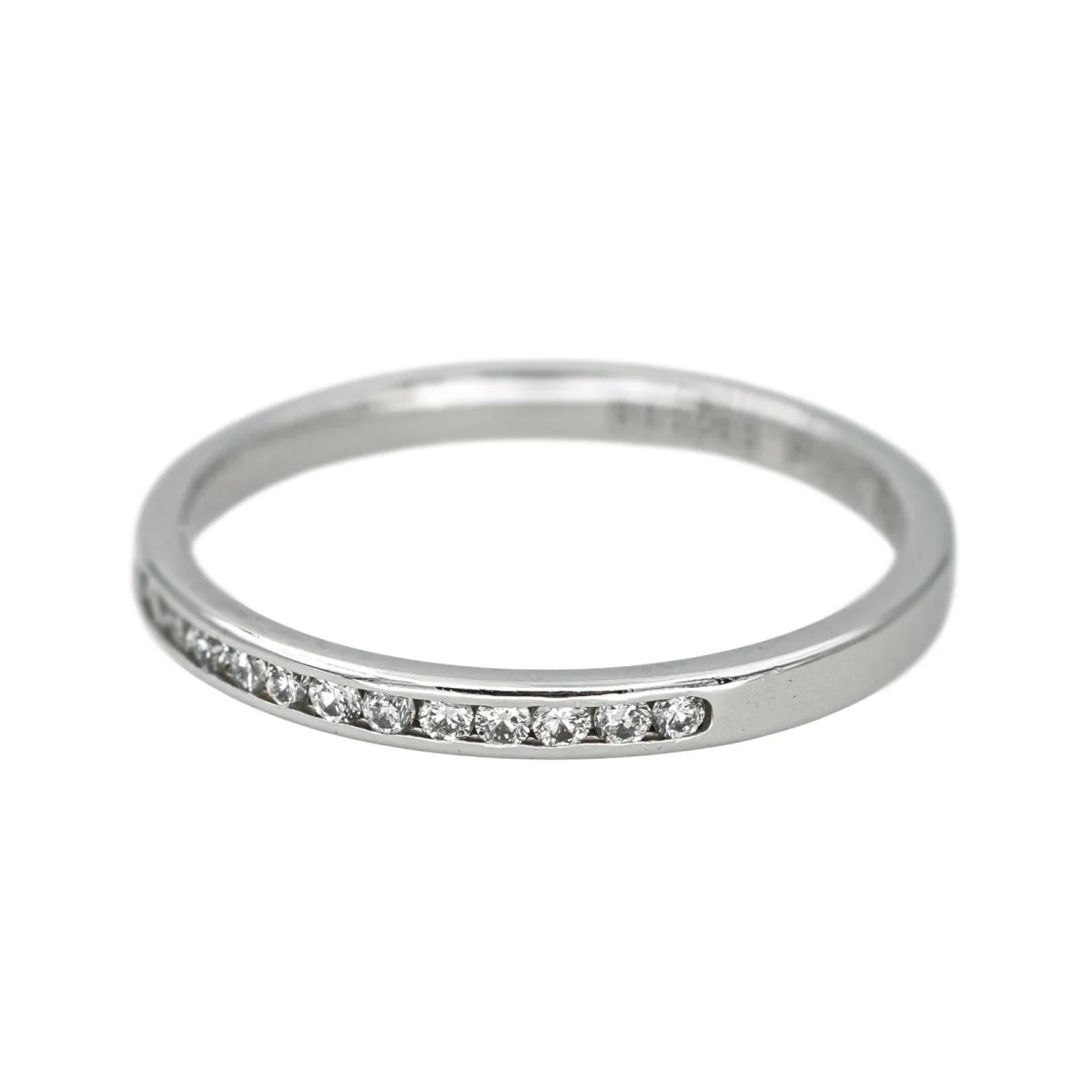 Bague Alliance FRED "For Love" en platine et diamants - Image 3