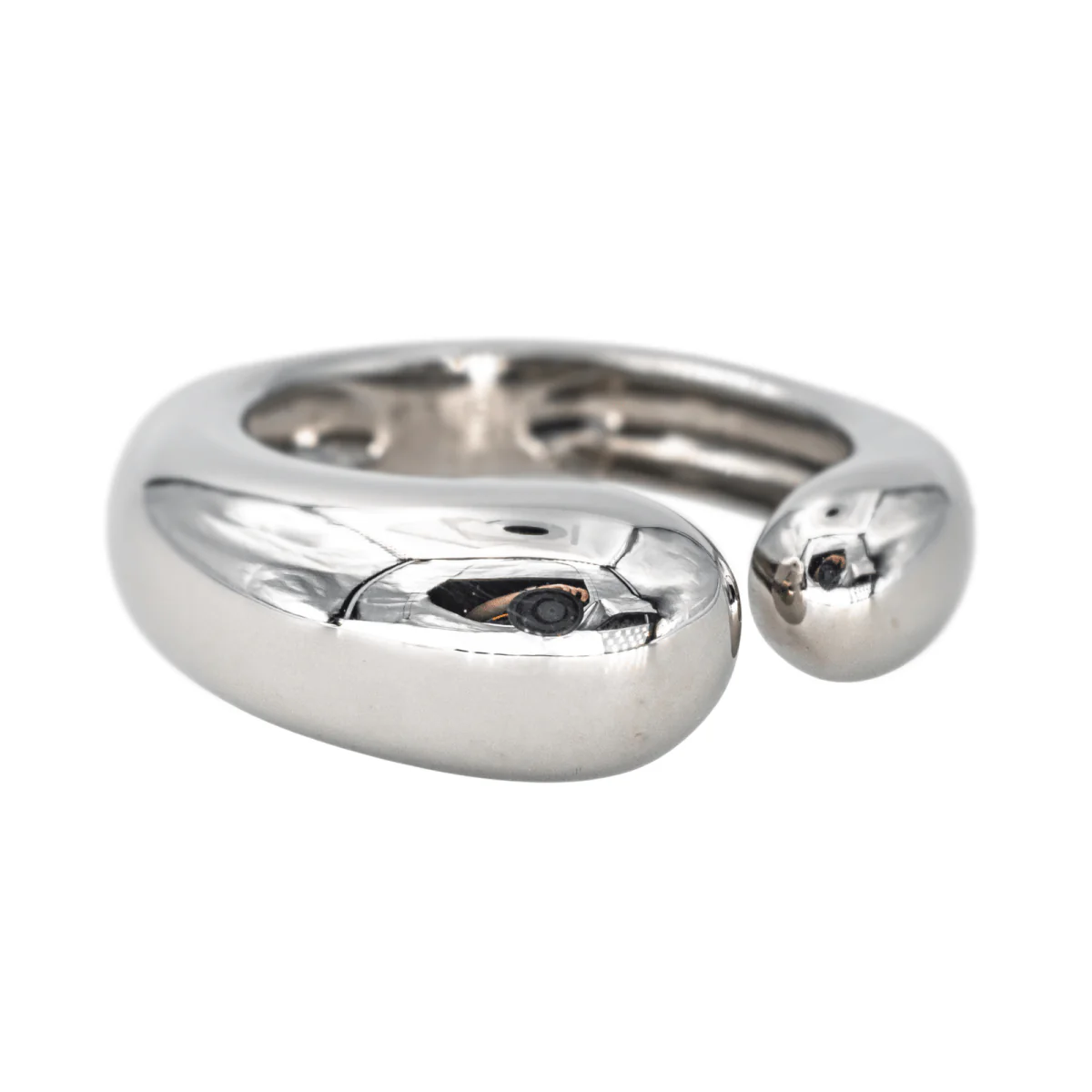 Bague Jonc FRED en or blanc - Image 6