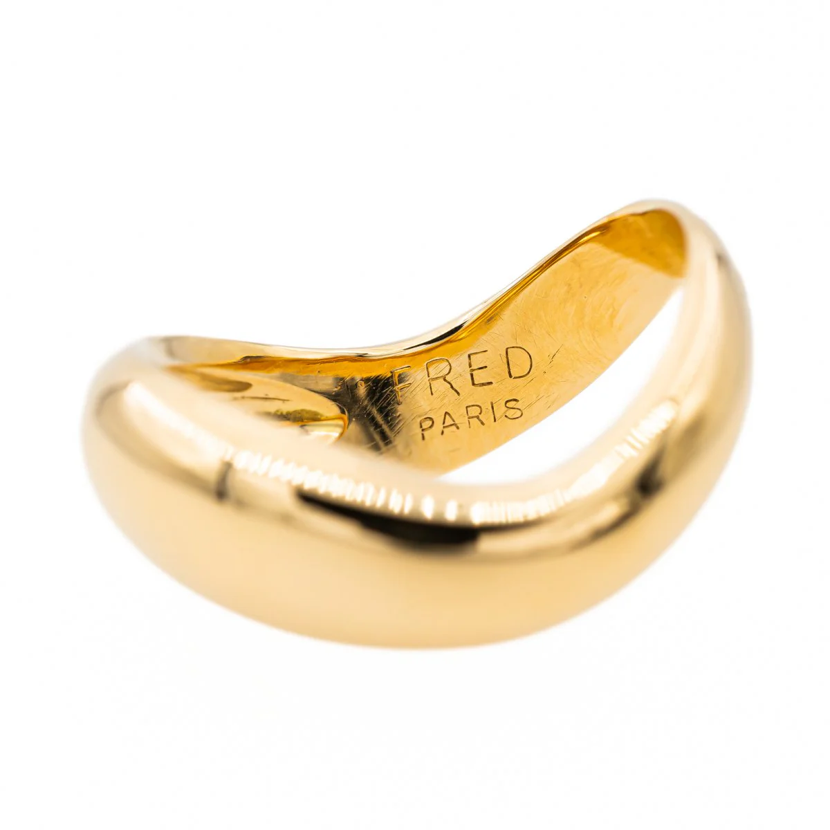 Bague FRED "Mouvementé" en or jaune - Image 6