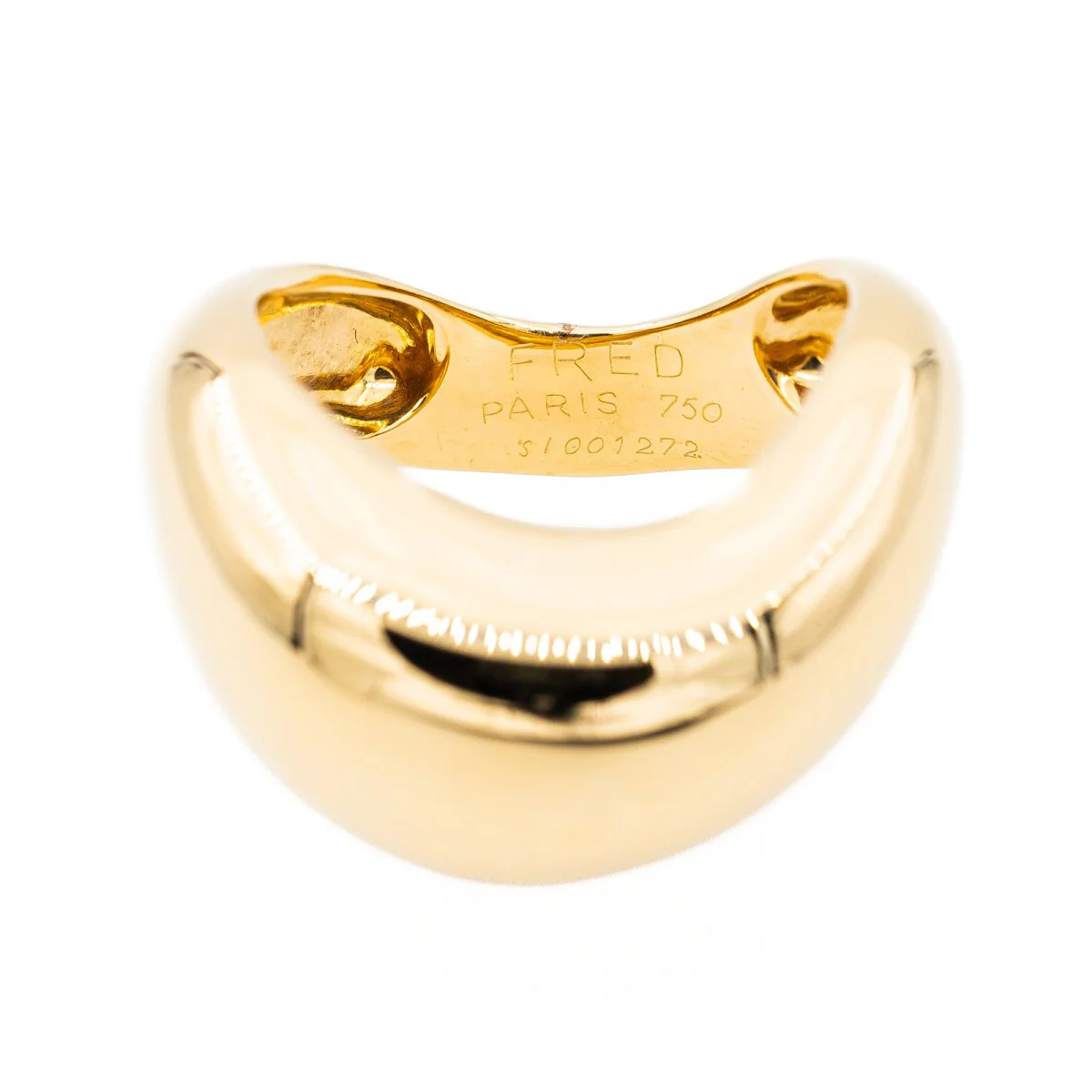 Bague FRED "Mouvementé" en or jaune - Image 4