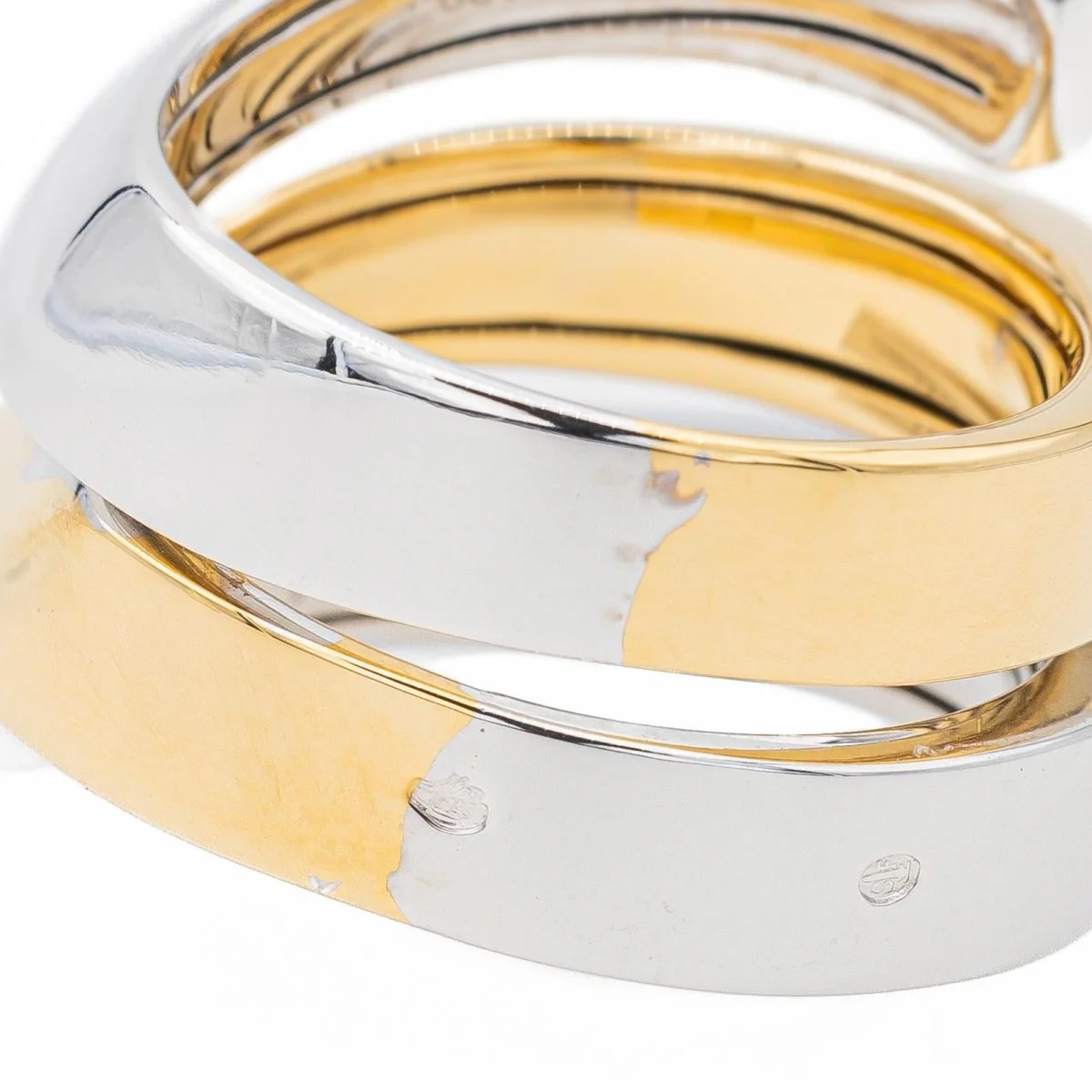 Bague FRED en or blanc et or jaune - Image 5