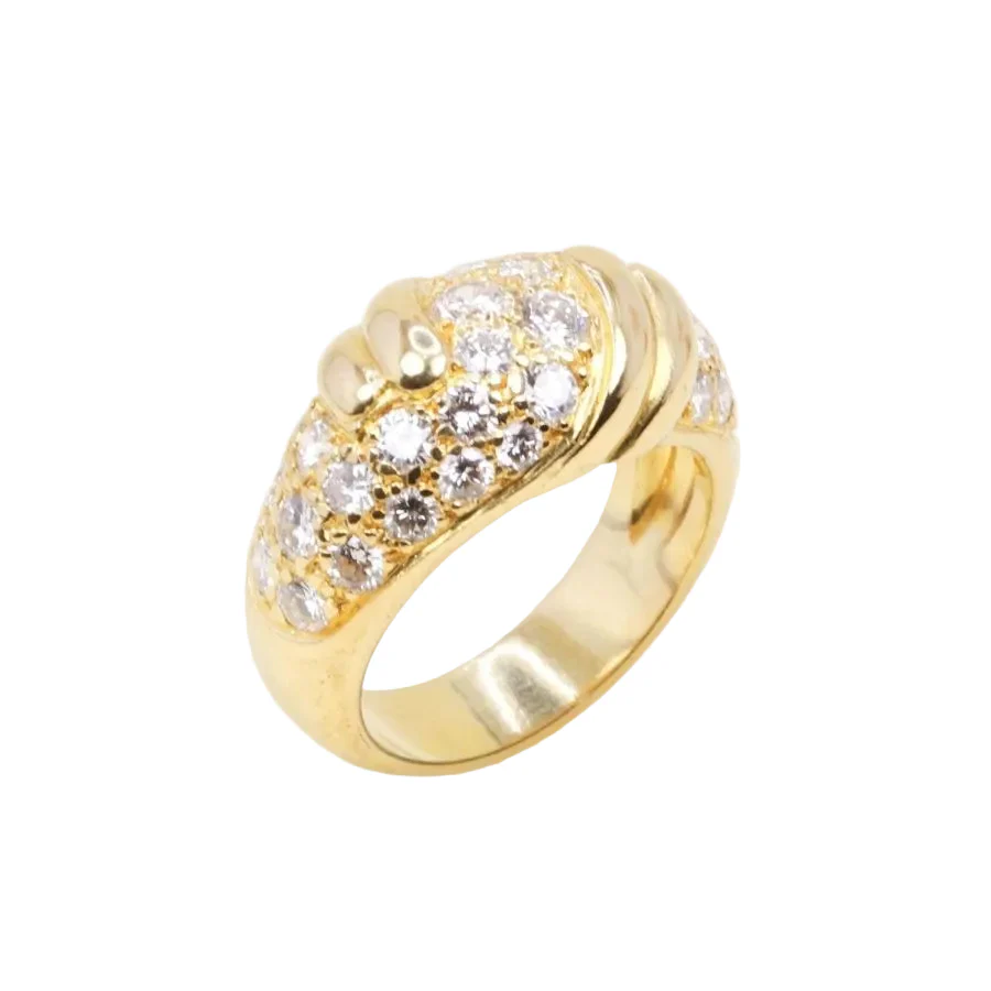 Bague FRED Panthère en or jaune et diamants - Image 3