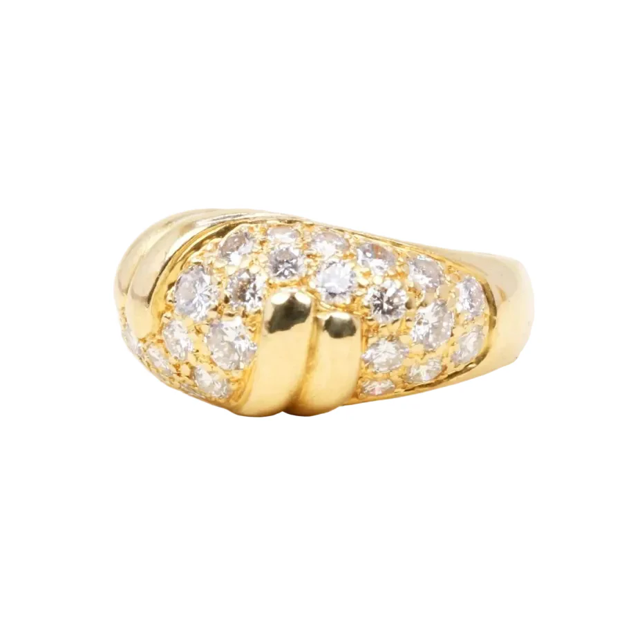 Bague FRED Panthère en or jaune et diamants - Image 4