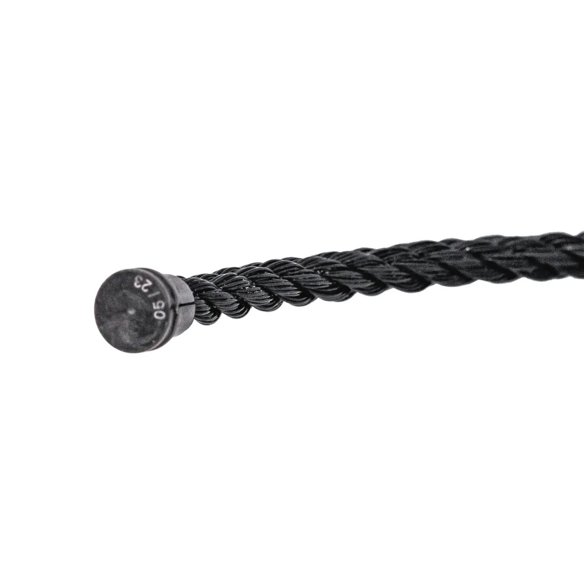 Bracelet FRED "Chance Infinie" en or blanc, acier, nylon et diamants - Image 7