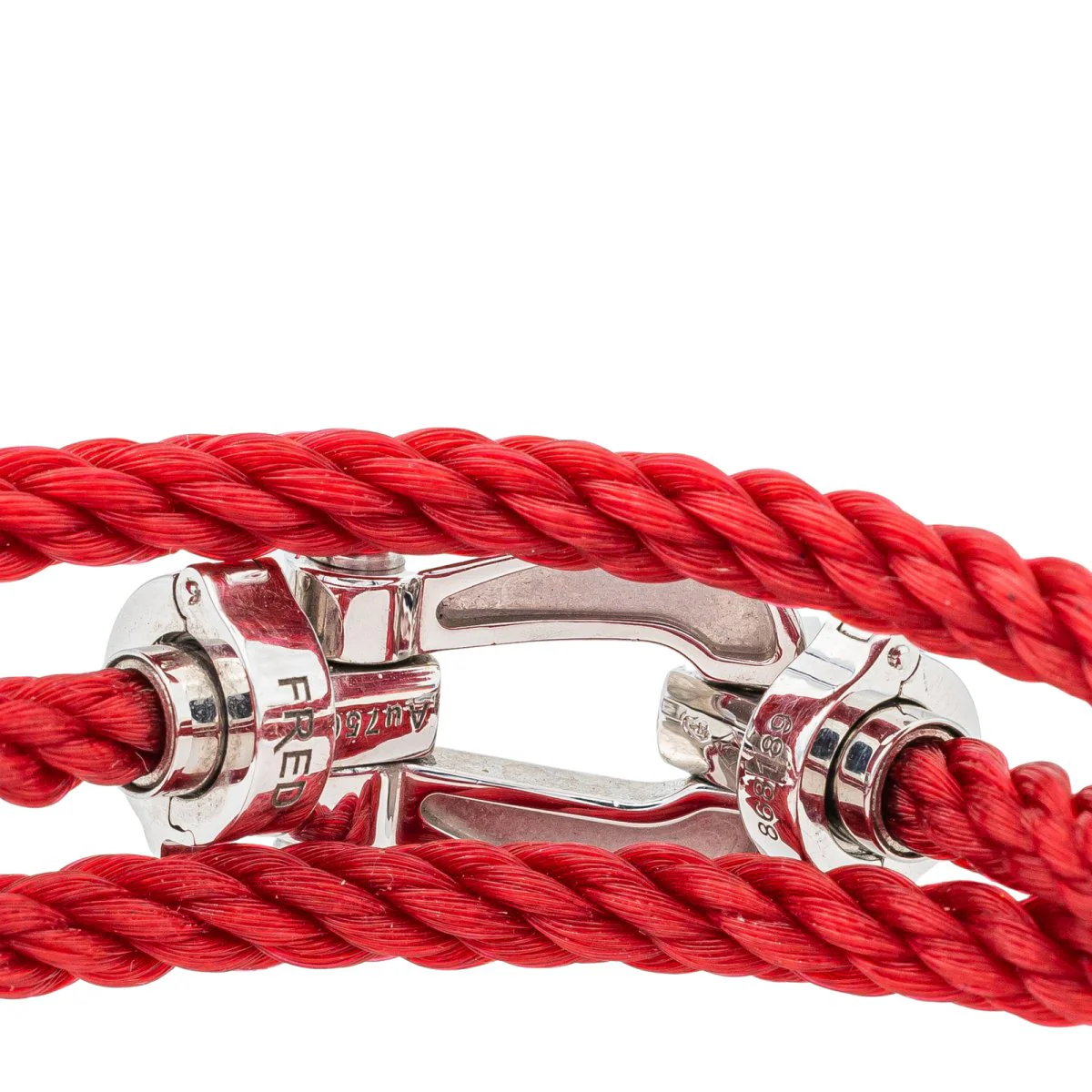 Bracelet FRED "Force 10" en or blanc et diamants - Image 8