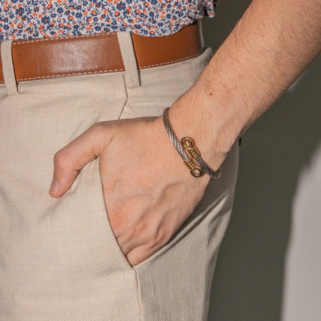 Fred Bracelet Jonc Force 10 Acier - Image 2