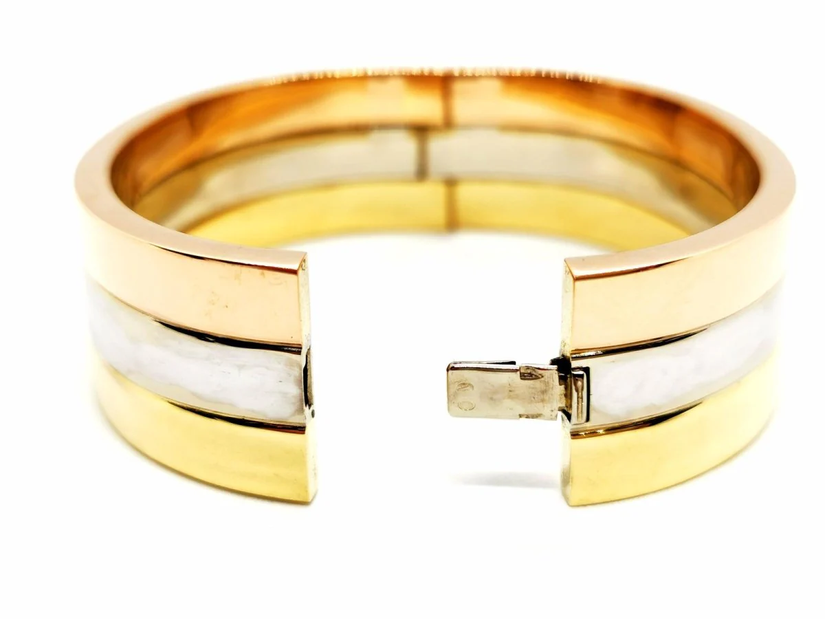 Bracelet Manchette FRED en 3 ors - Image 5