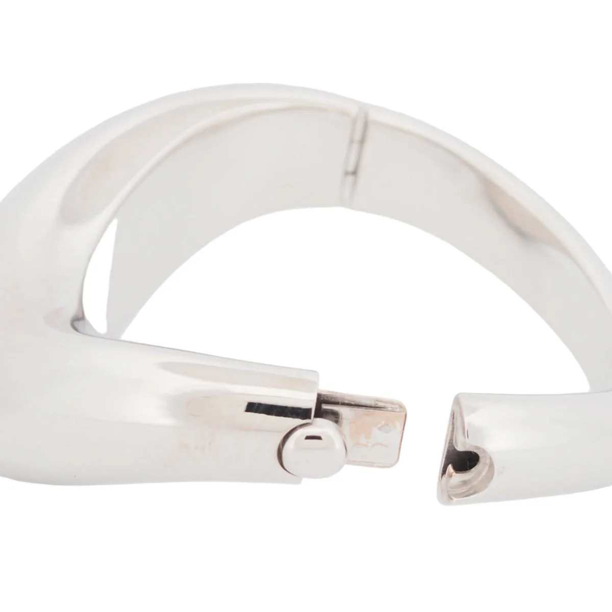 Bracelet Jonc FRED "Mouvementé" en or blanc - Image 4