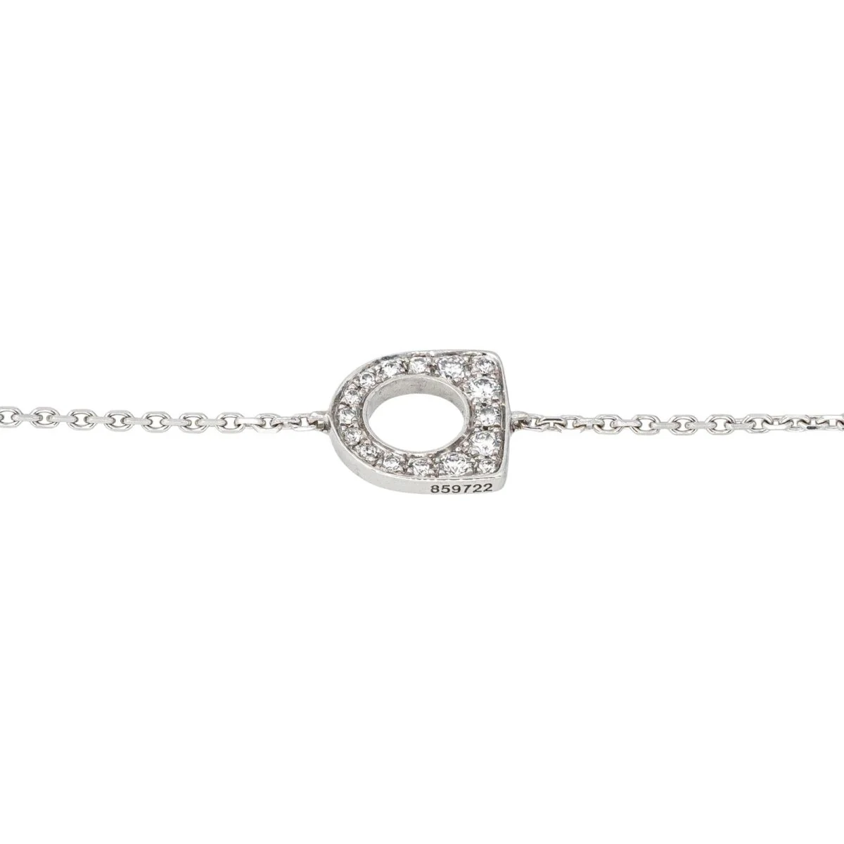 Bracelet Maille FRED "Success" en or blanc et diamants - Image 5