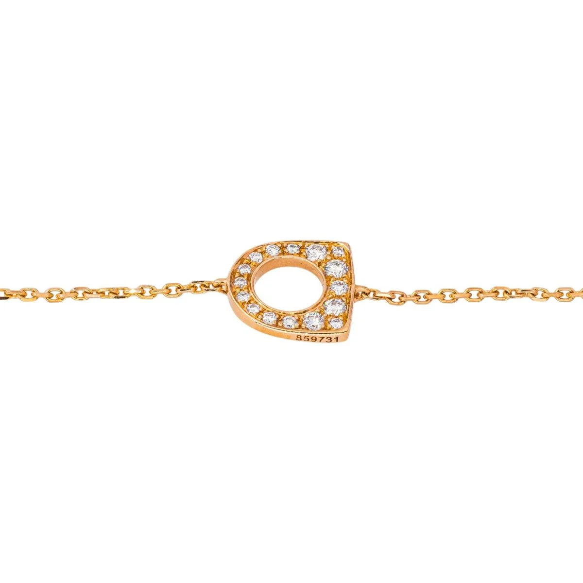 Bracelet Souple FRED "Success" en or rose et diamants - Image 5