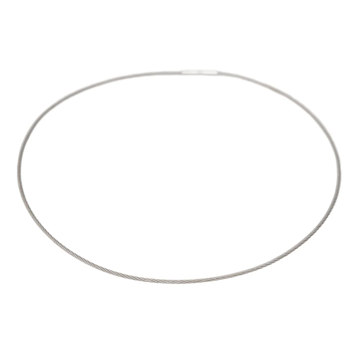Collier Câble FRED en Or blanc