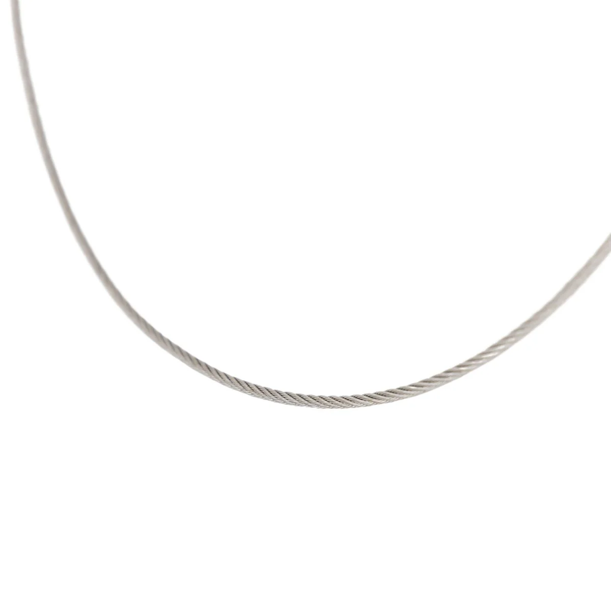 Collier Câble FRED en Or blanc - Image 6