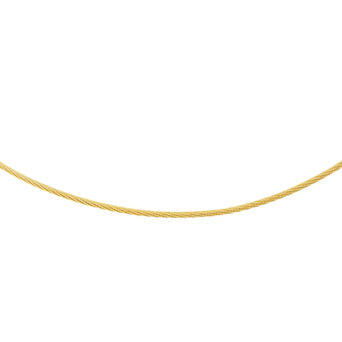 Collier Câble FRED "Force 10" en or jaune - Image 3
