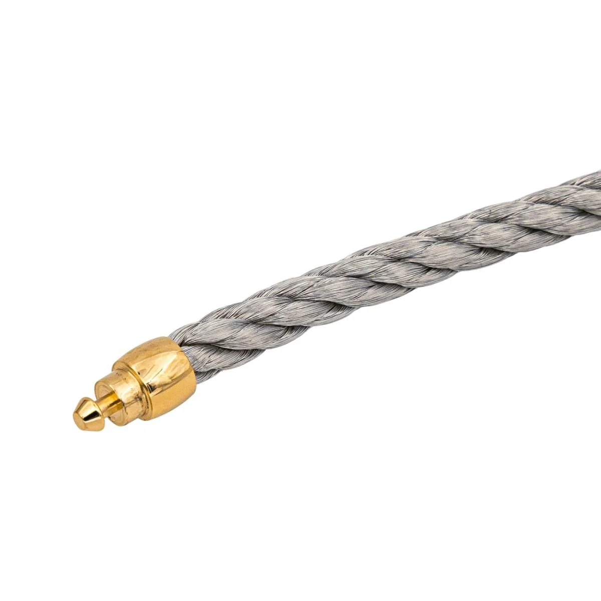 Collier Maille FRED "Force 10" en or jaune et acier - Image 7