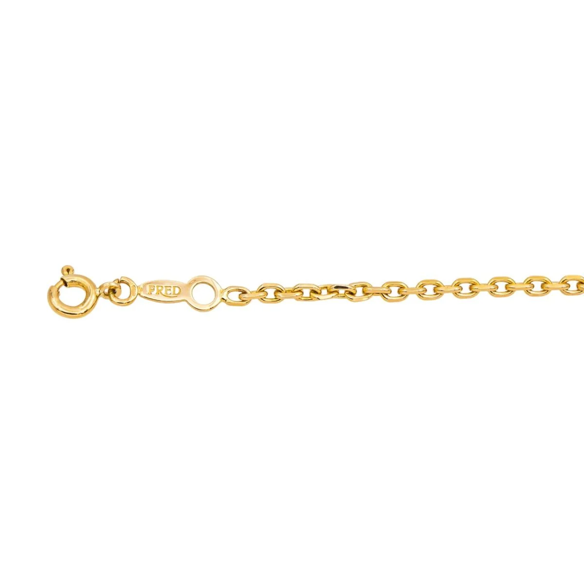 Collier Pendentif FRED en or jaune et diamants - Image 7