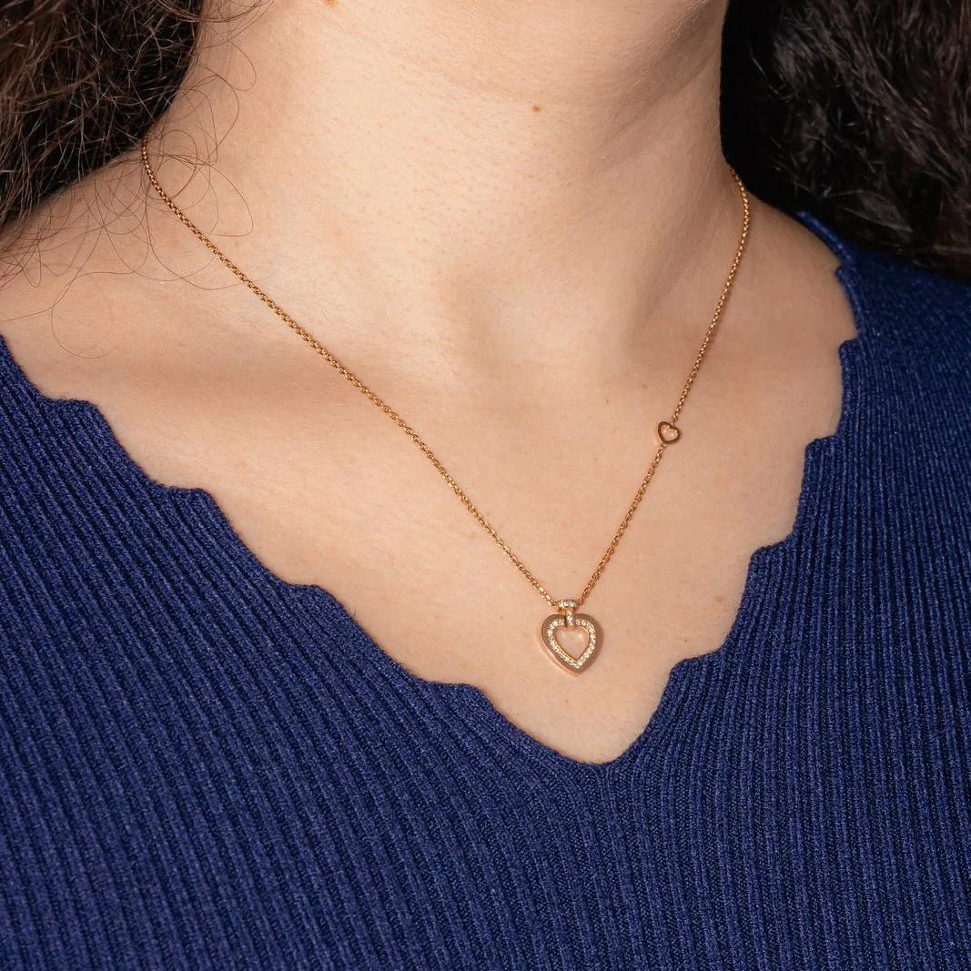 Collier Chaîne FRED "Pretty Woman" en or rose et diamants - Image 2