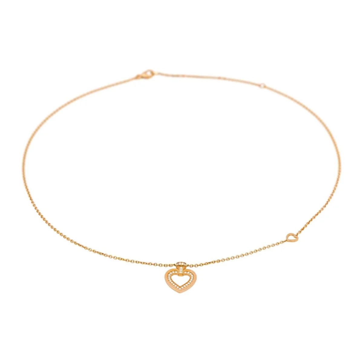 Collier Chaîne FRED "Pretty Woman" en or rose et diamants - Image 4