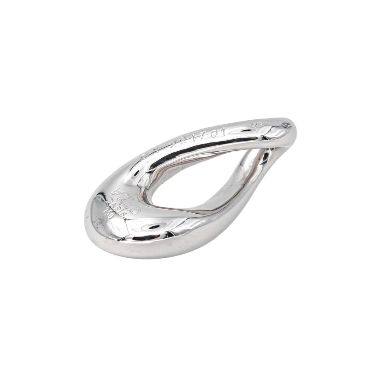Pendentif FRED "Mouvementé" en or blanc - Image 6