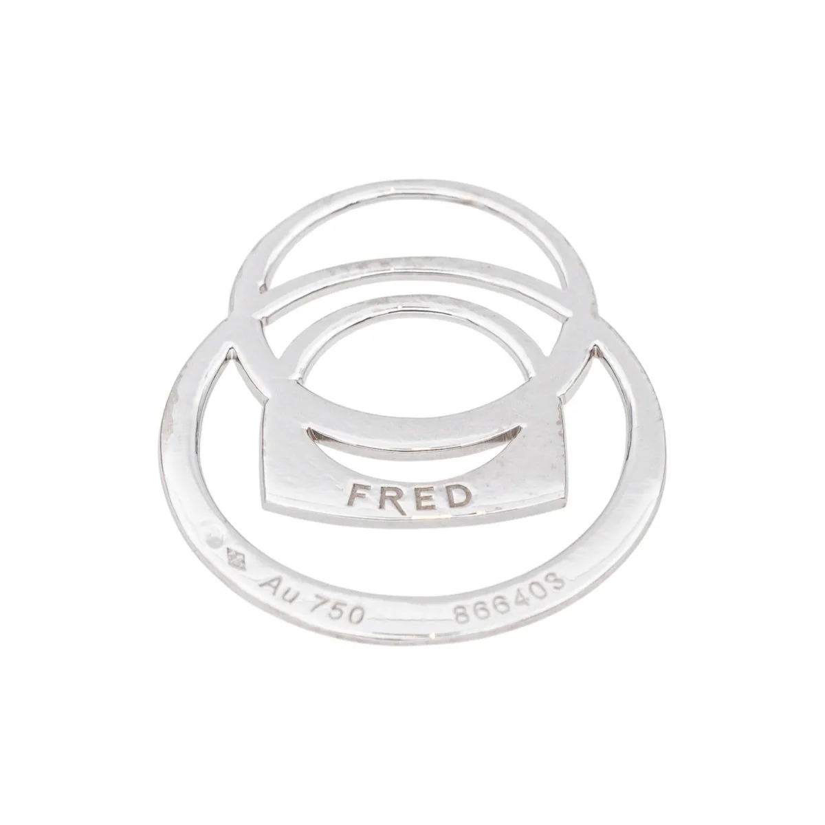 Pendentif FRED "Success" en or blanc - Image 4