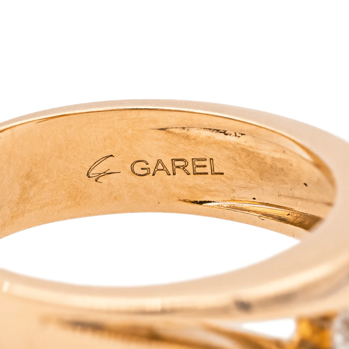 Bague Solitaire GAREL en or rose et diamant - Image 5