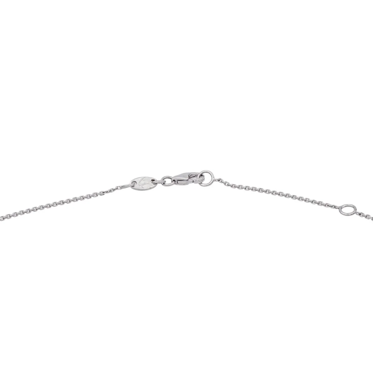 Collier Solitaire GAREL en or blanc et diamant - Image 4