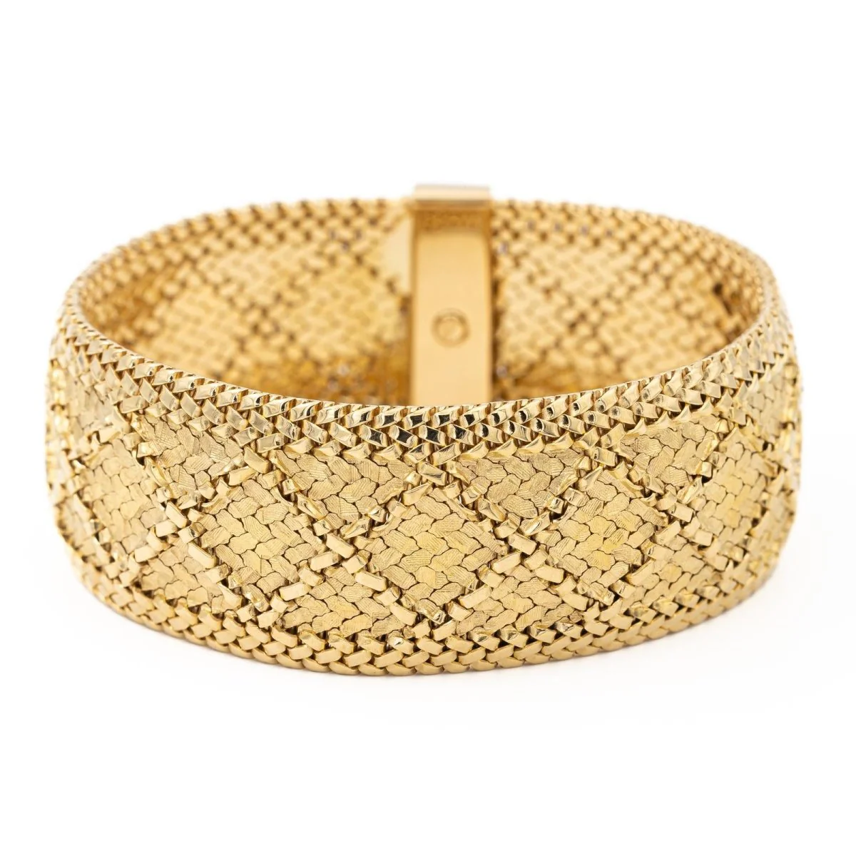Bracelet Maille texturé GAY FRÈRES en or jaune