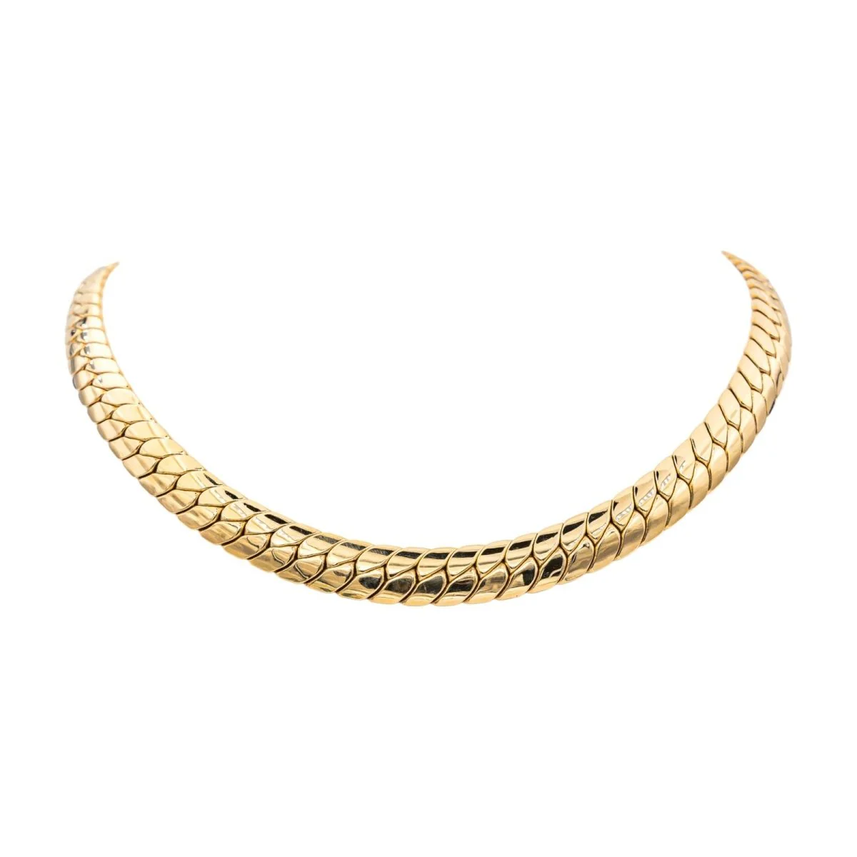 Collier Maille anglaise GAY FRÈRES en or jaune