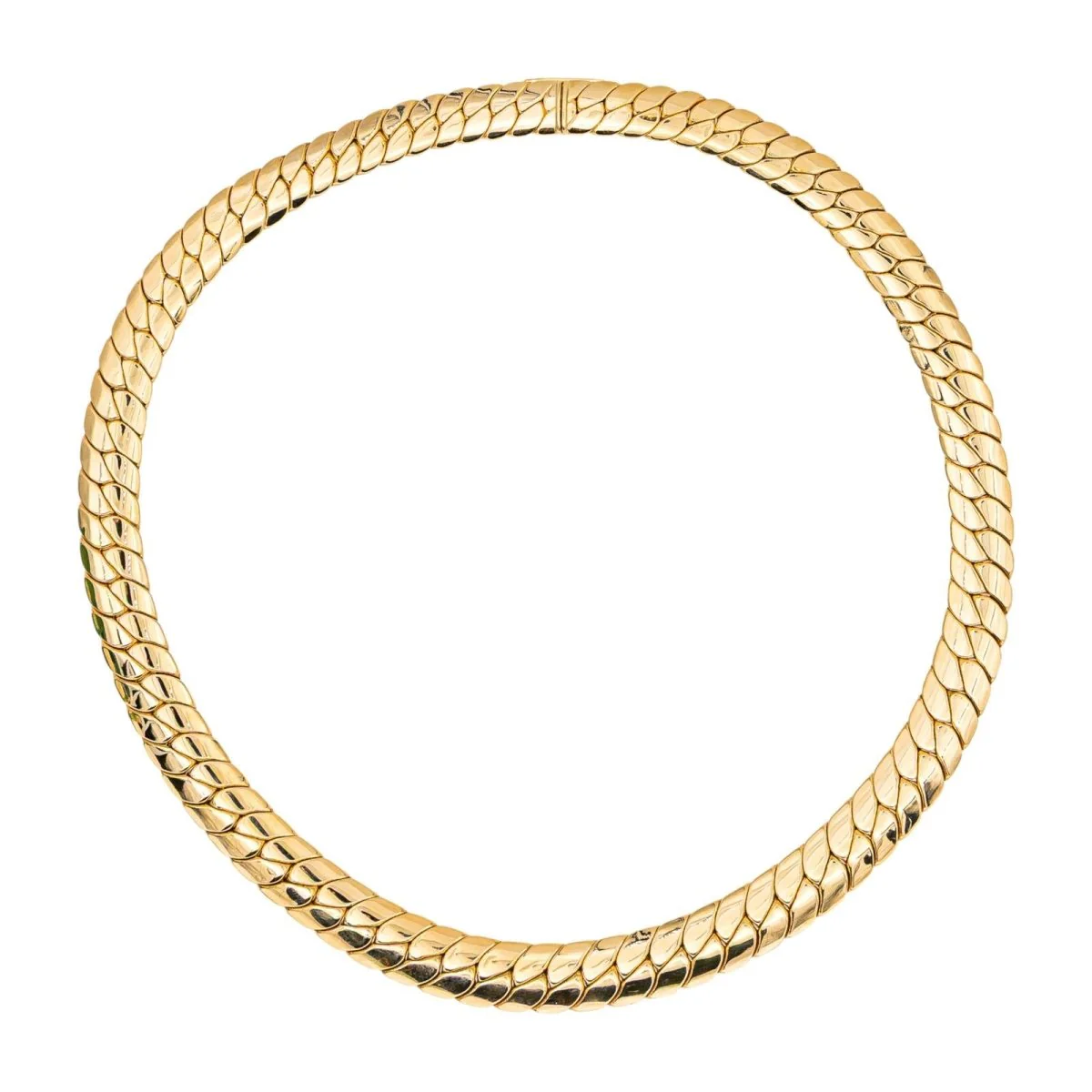 Collier Maille anglaise GAY FRÈRES en or jaune - Image 4