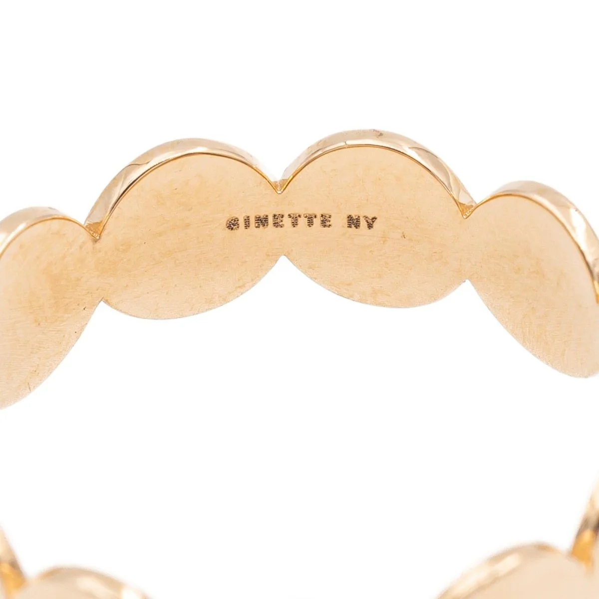 Bague Alliance GINETTE NY "Mini Ever Eternity Band" en Or rose - Image 3