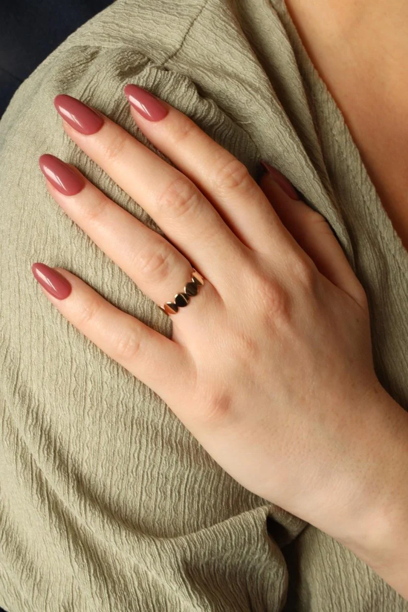 Bague GINETTE NY "Mini ever" en or rose - Image 2