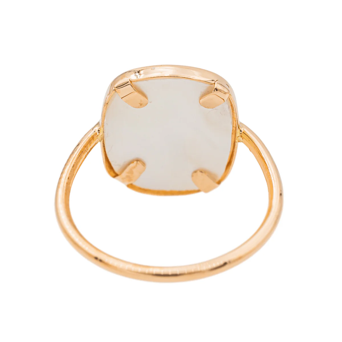 Ginette NY Bague White MOP antique ring Or rose Nacre - Image 3
