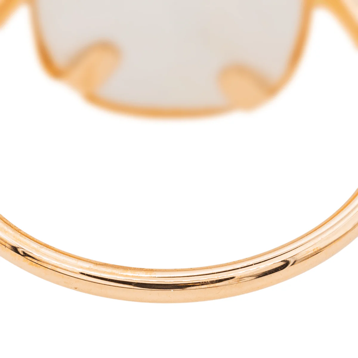 Ginette NY Bague White MOP antique ring Or rose Nacre - Image 5