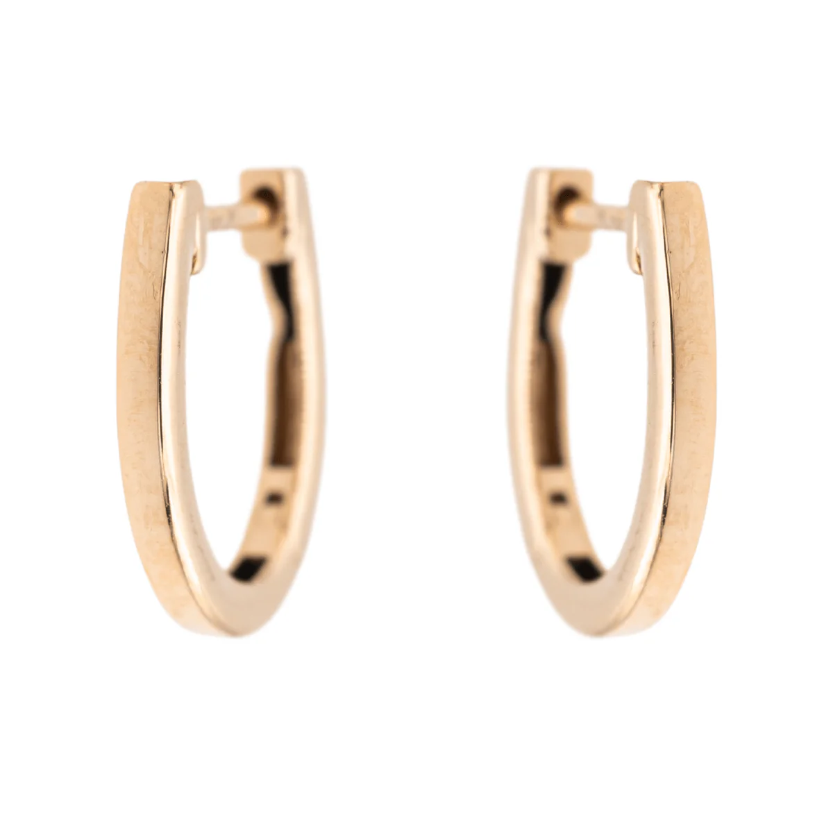 Ginette NY Boucles d'oreilles  Créoles Hoop Or rose