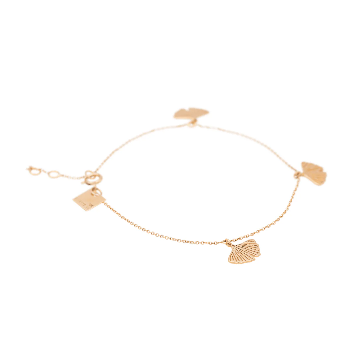 Ginette NY Bracelet Gingko Or rose - Image 6