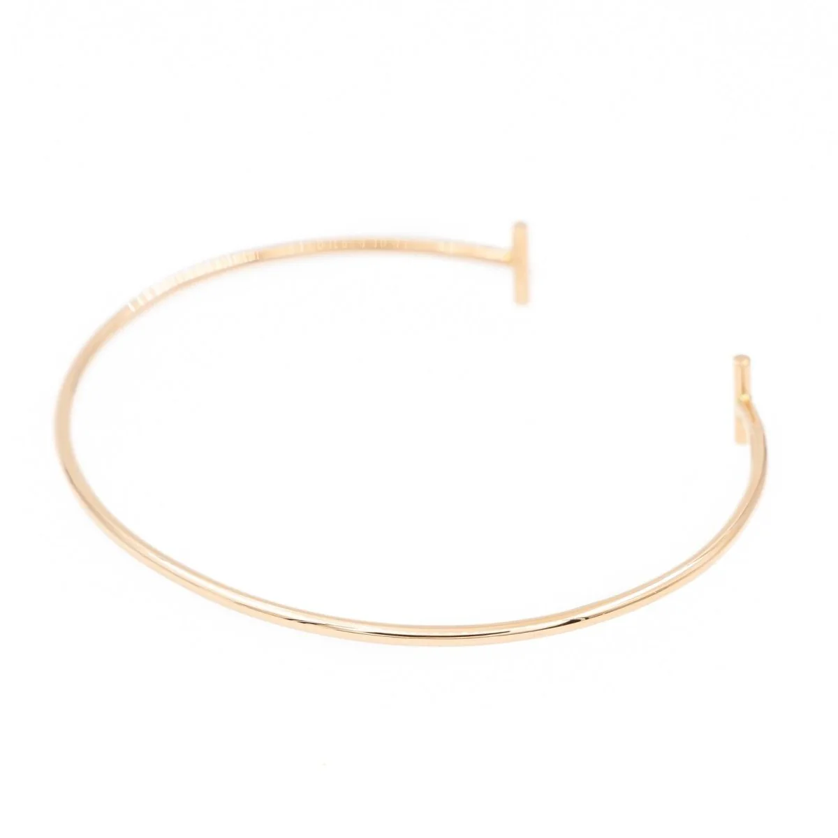 Bracelet Jonc GINETTE NY "Gold Strip Bangle" en Or rose - Image 6