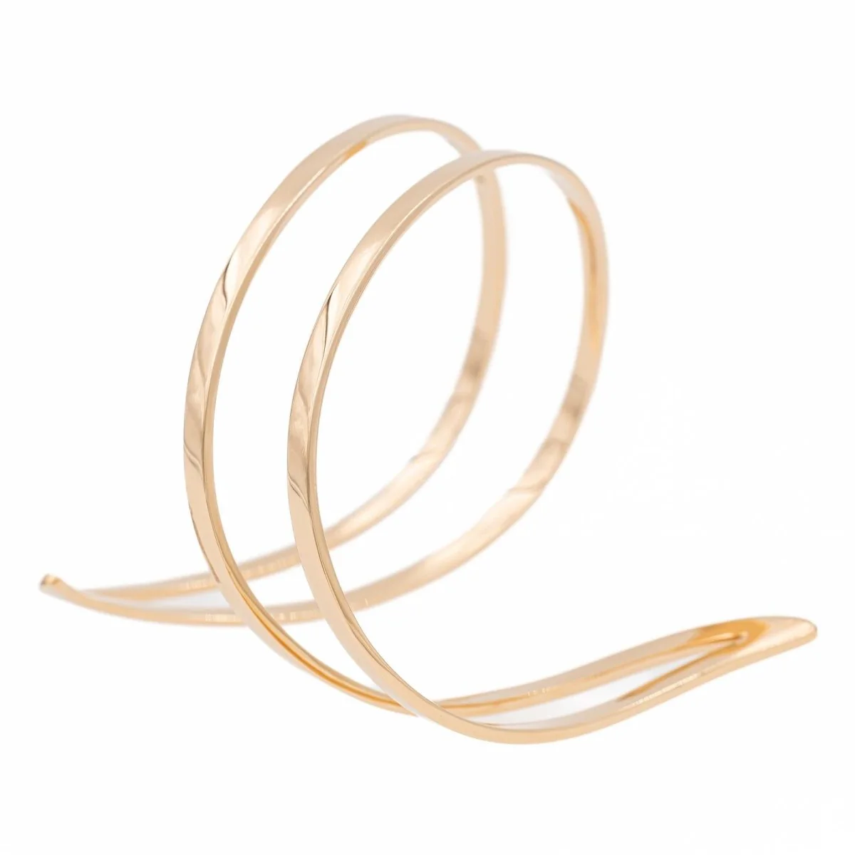 Bracelet Jonc GINETTE NY "Wise Cuff" en or rose - Image 4